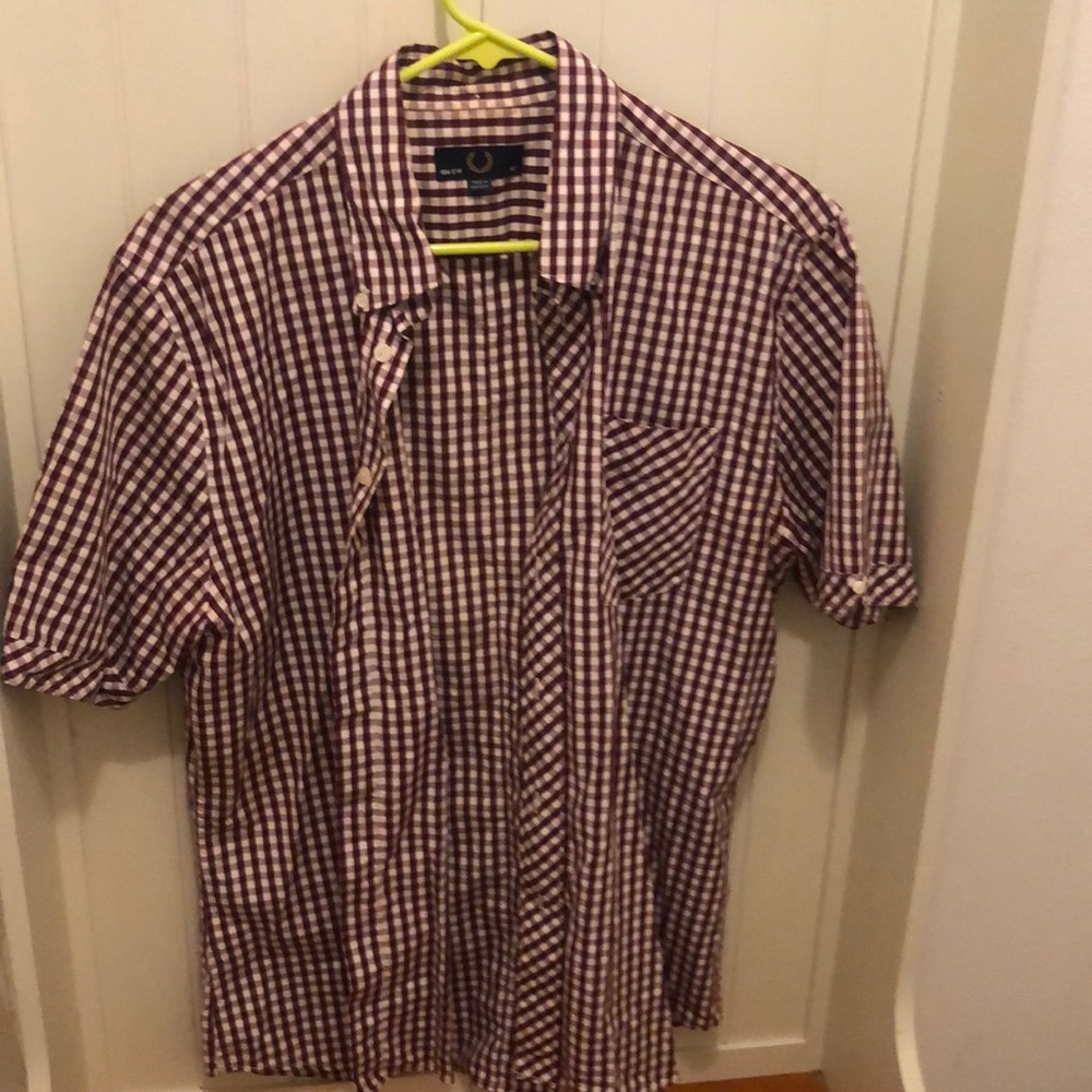 Fred Perry Button Up Short Sleeve